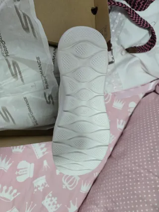 Skechers Go Walk Beige/Morado