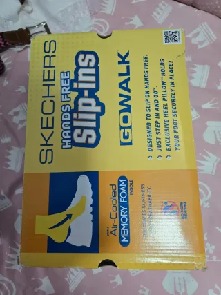 Skechers Go Walk Beige/Morado