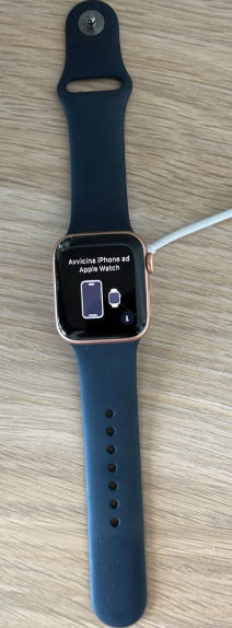 Apple Watch SE Oro con Correa Azul Marino