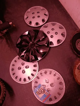 Set 5 Copricerchi Turbo Varie Misure