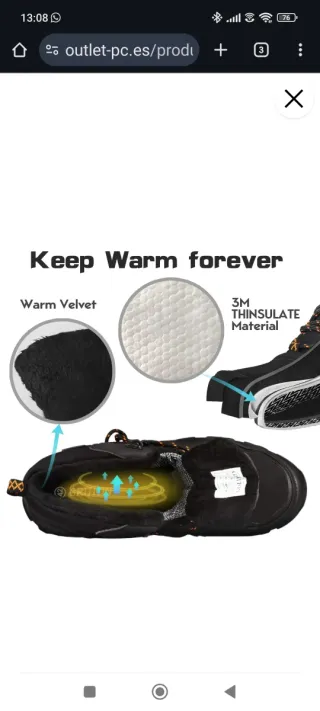 Botas Grition Trekking Térmicas A ESTRENAR