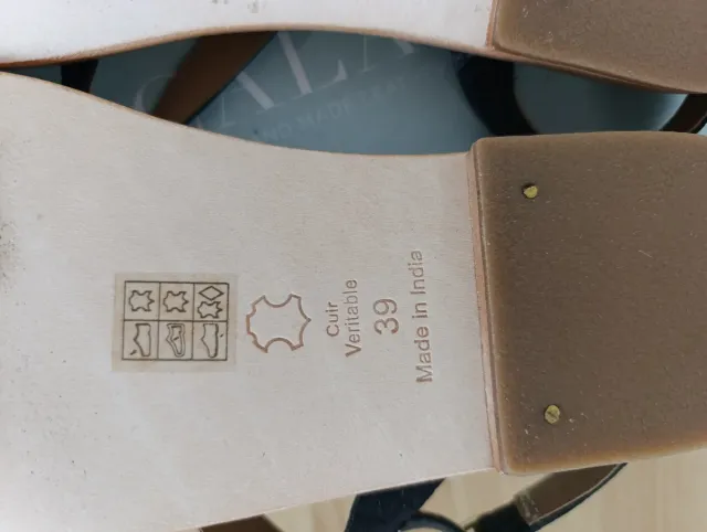 Sandali Calank Neri Taglia 39