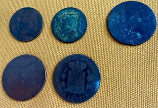 Lote monedas antiguas españolas
