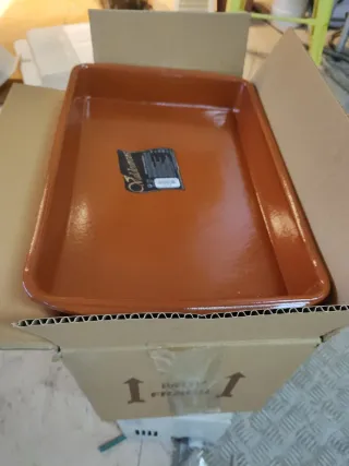 Bandeja Horno Terracota Española 38x26cm