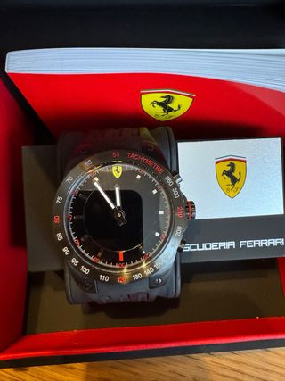 Reloj Ferrari Edición Única Negro/Rojo