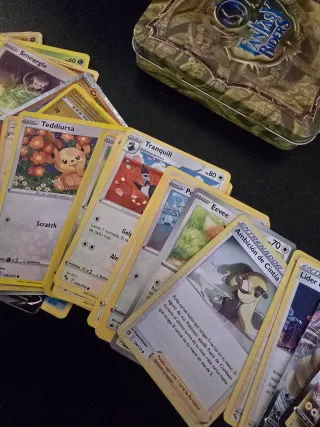 Mezcla cartas Tarjetas Pokémon