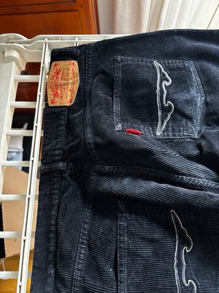 Pantalones de pana negros