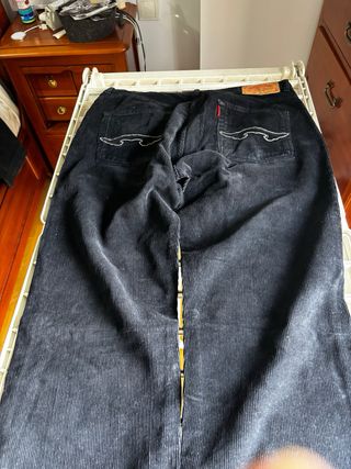 Pantalones de pana negros