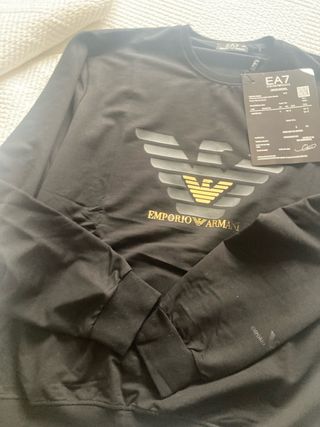 Sudadera EA7 Emporio Armani Talla M Negra