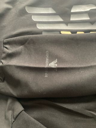 Sudadera EA7 Emporio Armani Talla M Negra