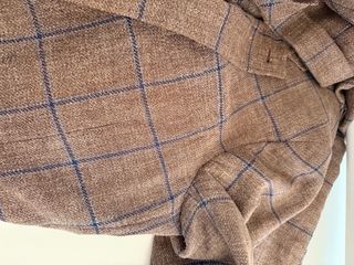 Americana Canali Marrón Lino y Seda