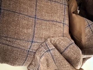 Americana Canali Marrón Lino y Seda