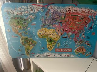 Puzzle Magnético Mundo Janod