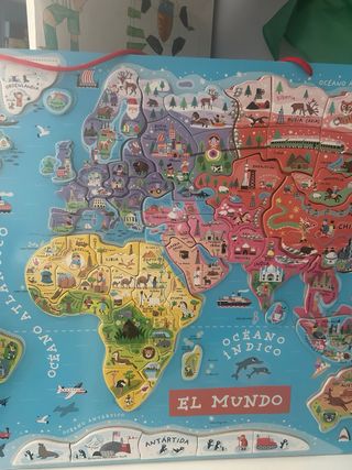 Puzzle Magnético Mundo Janod