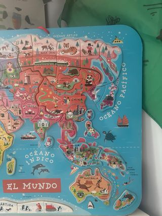 Puzzle Magnético Mundo Janod