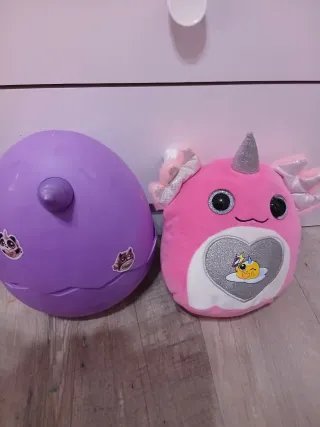 Peluche Unicornio Rosa con Alas