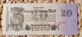 3 Billetes Alemanes 1 Millón de Marcos