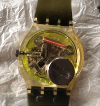 Swatch da collezione trasparente giallo