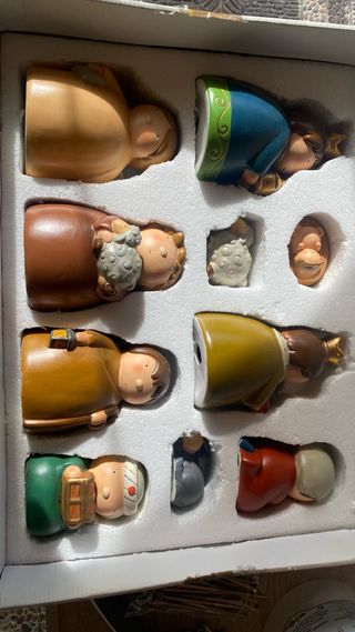 Belen figuras resina