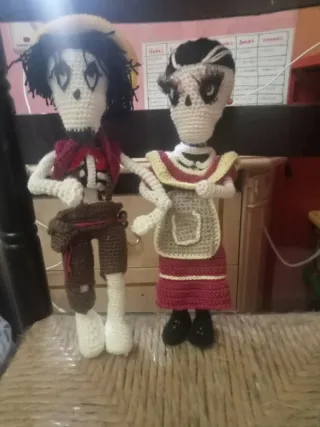 Muñecos crochet película Coco