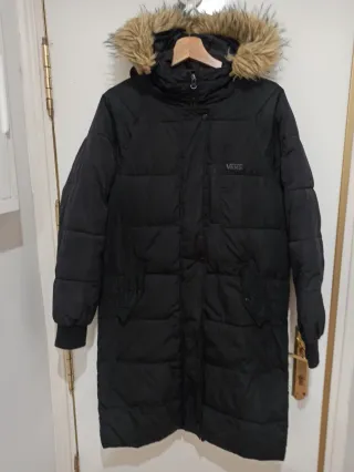 Plumas largo Vans unisex negro