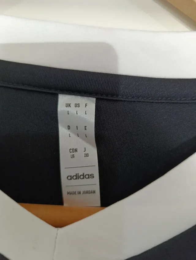 Maglietta Adidas nera taglia L