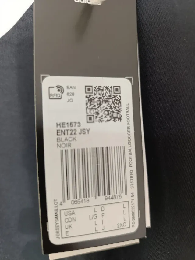 Maglietta Adidas nera taglia L