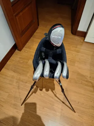 Juego de palos de golf y bolsa de patas