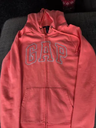 Sudadera GAP Talla S Rosa Cremallera