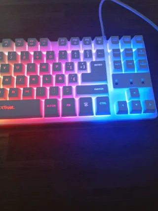 Teclado Gaming RGB Blanco Nuevo