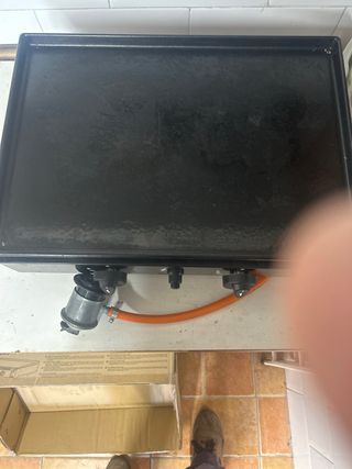Plancha a gas 2 fuegos