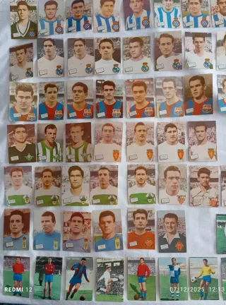 Más de 100 cromos fútbol antiguos años 50
