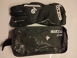 Guantes de Karting Sparco Negros