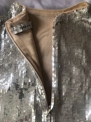 Top lentejuelas Zara