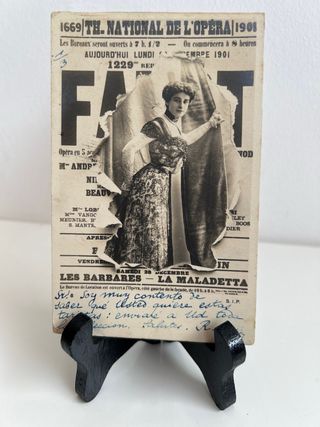 Lote 7 Postales Artistas Siglo XIX