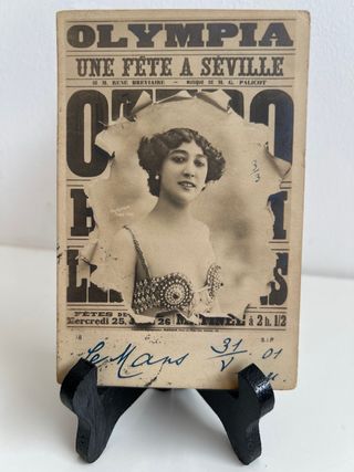 Lote 7 Postales Artistas Siglo XIX
