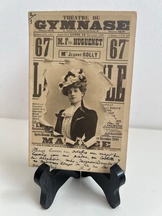 Lote 7 Postales Artistas Siglo XIX