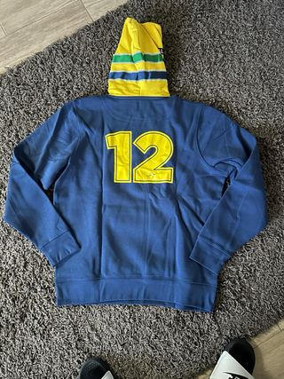 Felpa Ayrton Senna Blu/Gialla Taglia L