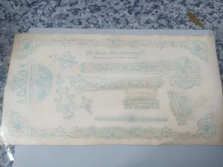 Pegatinas Singer Alfa Sigma Antiguas