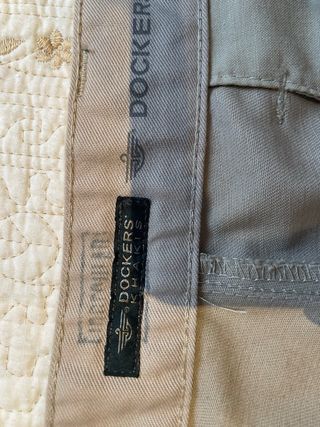 Pantalón chino Dockers beige talla L talla 33w 34