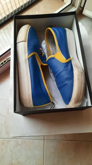 Sneakers Love Moschino Blu/Giallo