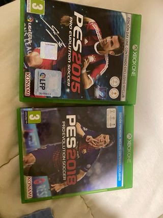 Xbox One Giochi PES 2015 e PES 2018