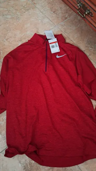 Sudadera Nike Media Cremallera Roja