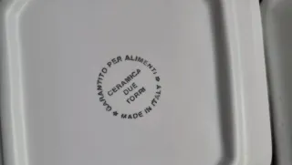 Set 2 Piatti Vintage Frutta Made in Italy