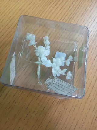 Pack Flores decorativas pelo blancas (Mod. O1-3)