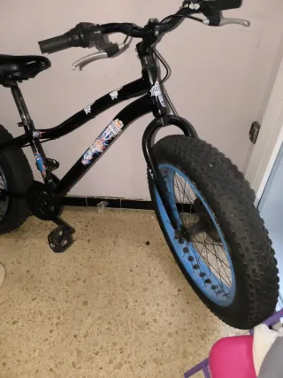 Bicicleta de ruedas grandes todo terreno