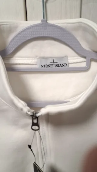 Sudadera Stone Island Blanca Talla L