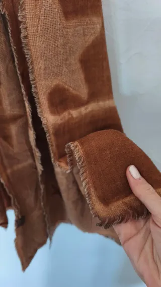 Pashmina Marrón con Estrellas