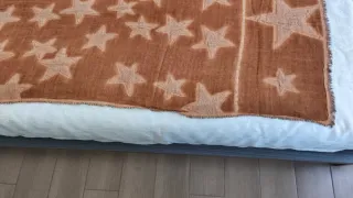 Pashmina Marrón con Estrellas