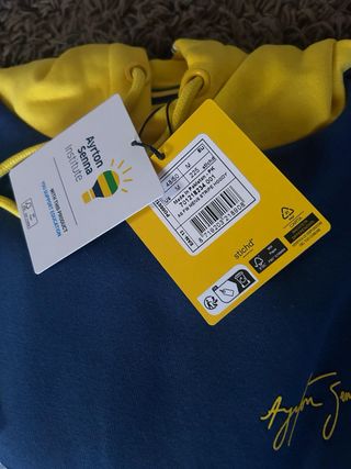 Felpa Ayrton Senna Blu/Gialla Taglia M